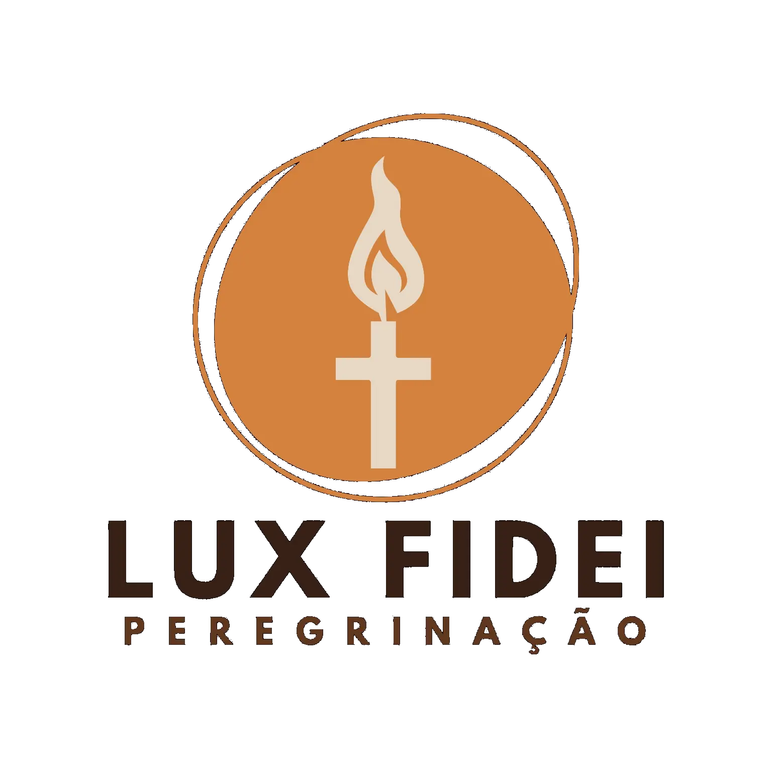 Logo oficial da Lux Fidei Peregrinação